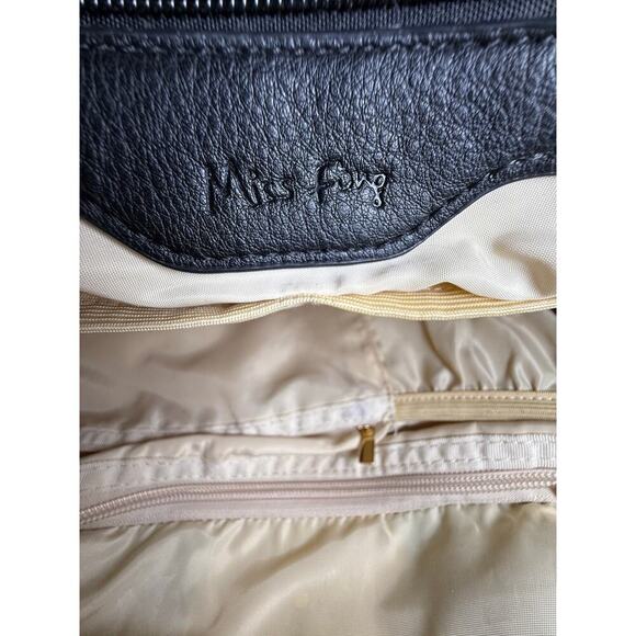 Miss Fong Vegan Leather Backpack Diaper Bag - Stylish & Functional - Picture 5 of 12